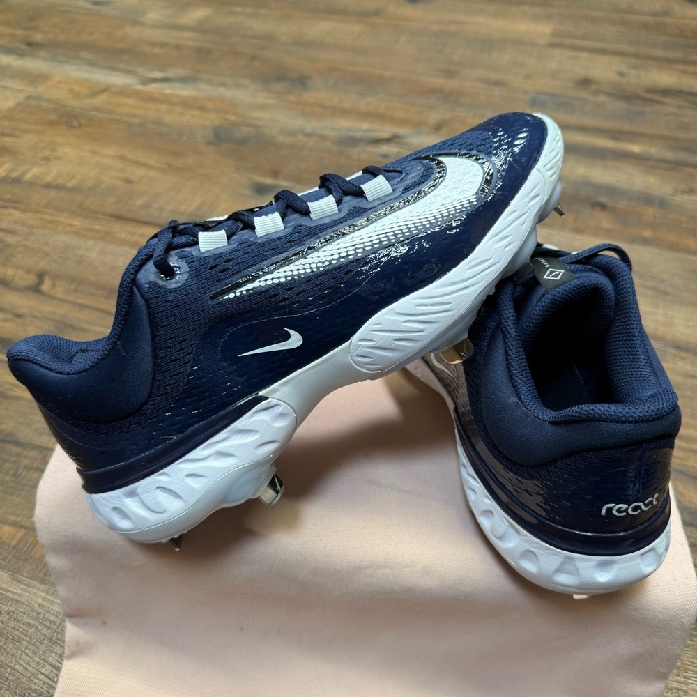 Nike Alpha Huarache Elite 4 Men Baseball Cleat “Team Blue” (Limited Edition!!)